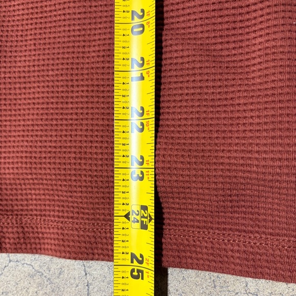 Cotopaxi Ataji Waffle Hoodie Rusty Orange Long Sleeve Pullover Cotton Women’s - Picture 8 of 9